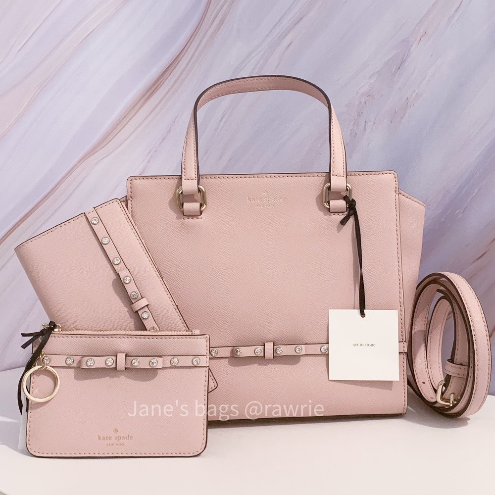 New Kate Spade 3 Piece Jeweled Small Hadlee Set
